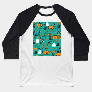 Cute Halloween pattern Baseball T-Shirt